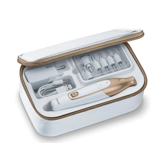Set de Manicura y Pedicura Inalámbrico con Luz LED BEURER MP 64