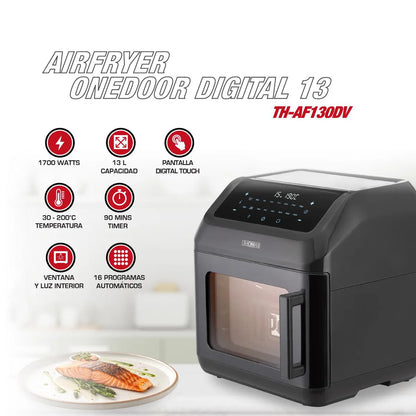 Freidora de Aire Digital 13 L 1700 W THOMAS TH-AF130DV