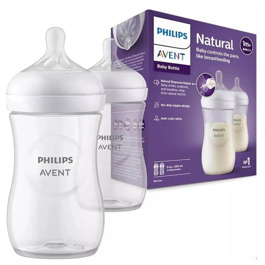 Biberón Anticólico Natural 3.0 260 ml Pack x2 PHILIPS AVENT