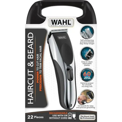 Cortadora de Cabello y Barba Recargable Haircut & Beard WAHL 3024610