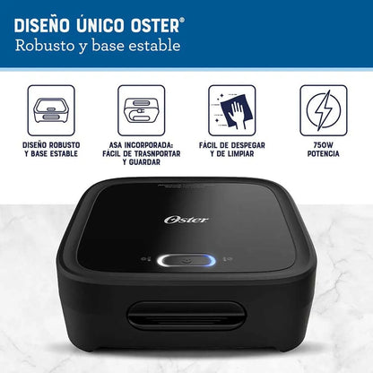 Sandwichera Compacta de Platos Hondos 750 W OSTER CKSTSM400