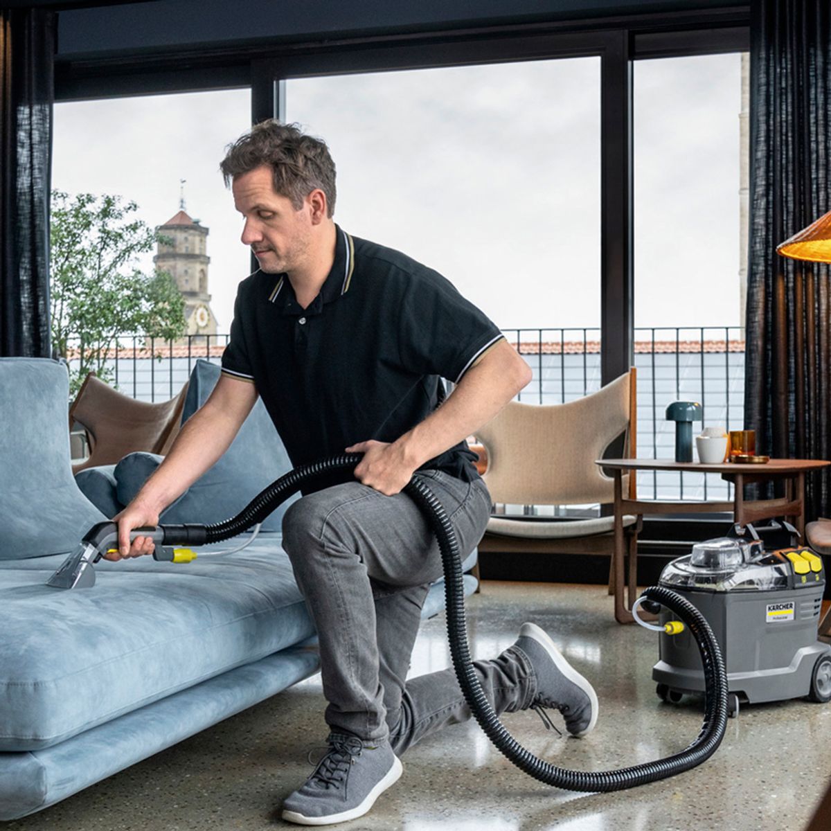 Lava Tapices 1200 W 8 L Pulverización y Aspiración KÄRCHER Puzzi 8/1
