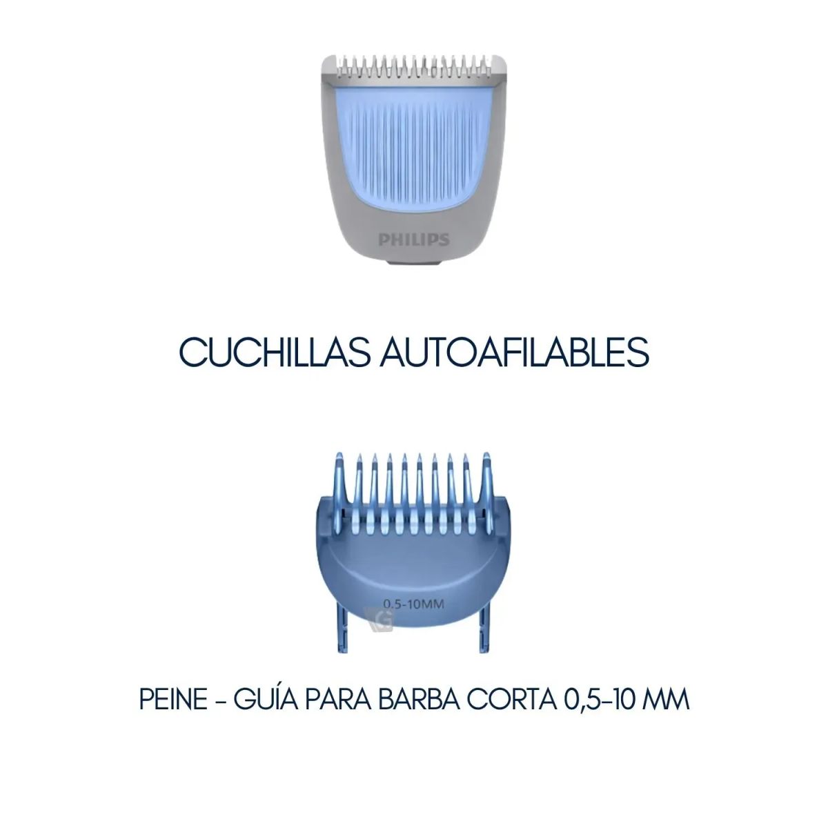 Recortador de Barba Recargable Wet & Dry PHILIPS Beard Trimmer 3000 BT3617/15
