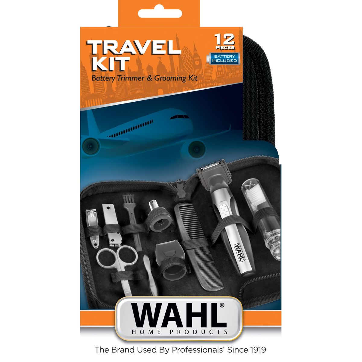 Recortador de Barba y Nariz a Pilas Travel Kit WAHL 05604-208