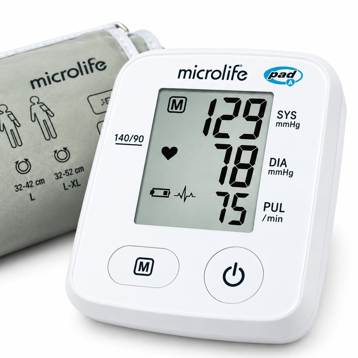 Tensiómetro Digital de Brazo con Detección de Arritmias MICROLIFE BP A100