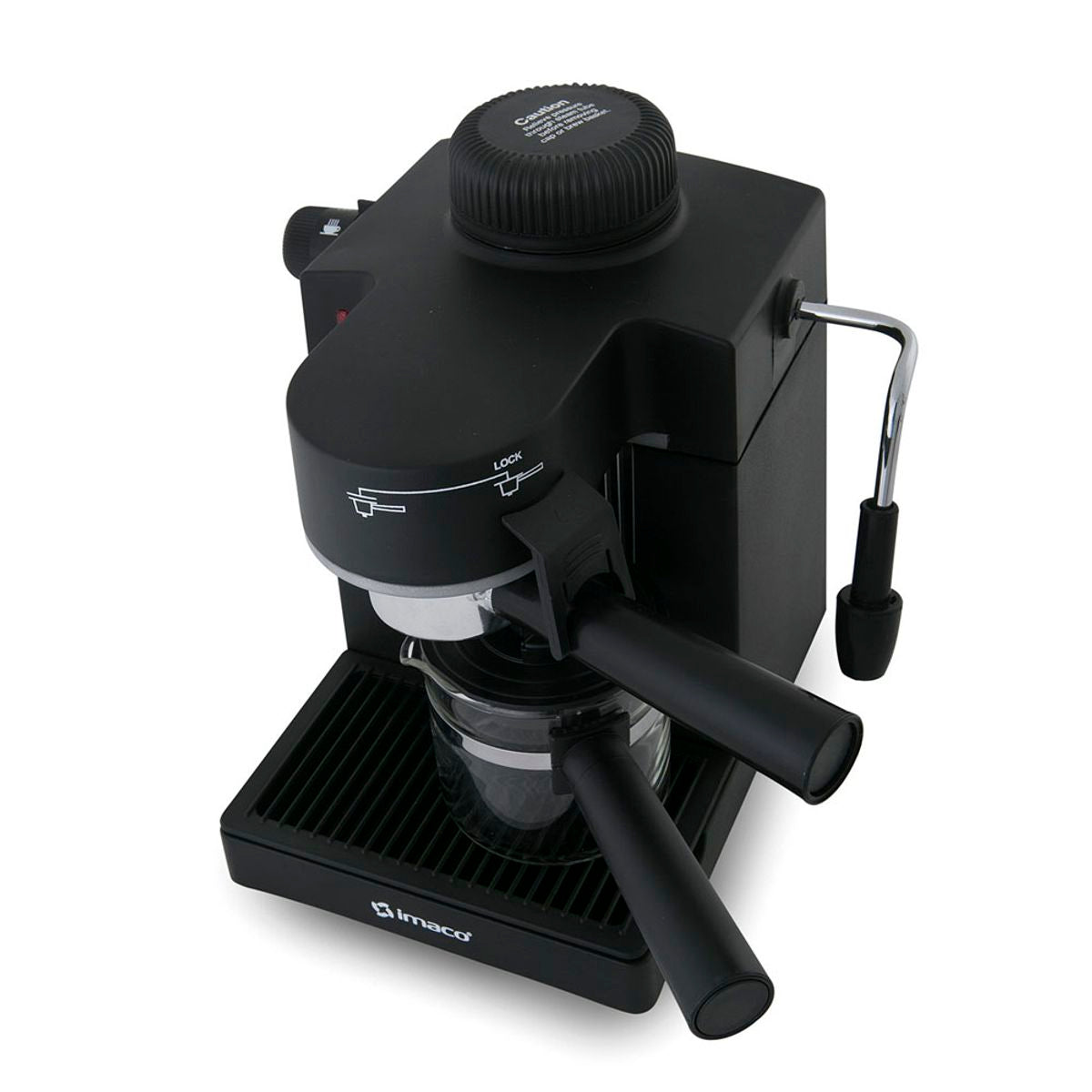 Cafetera Espresso y Capuccino 5 Bares 4 Tazas IMACO IECM5B