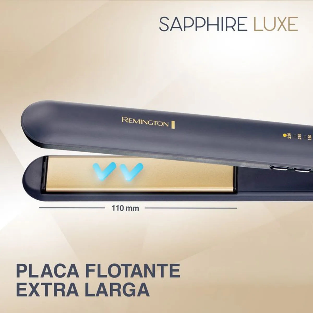 Plancha Alisadora Sapphire Luxe Cerámica 230 °C REMINGTON S5805