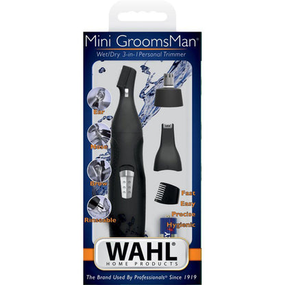 Recortadora Nasal, Orejas y Cejas Mini Grooms 3 en 1 WAHL 05608-508