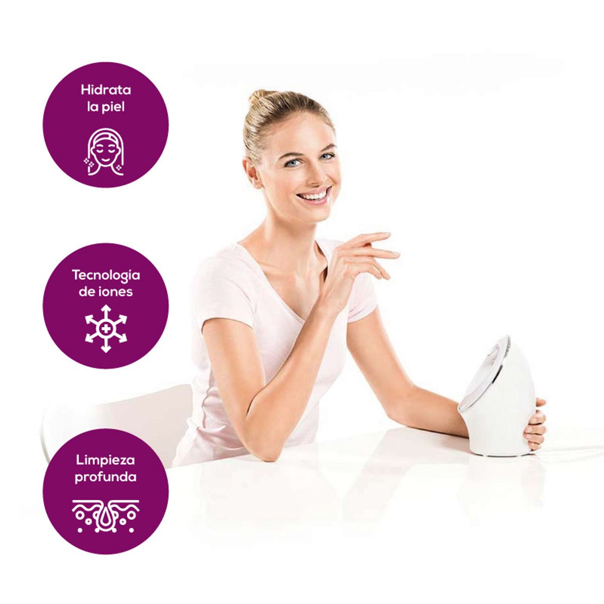 Sauna Facial Iónico con Vapor Regulable BEURER FC 72