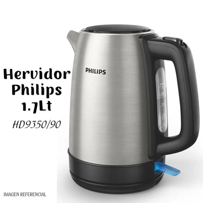 Hervidor Eléctrico de Acero Inoxidable 1,7 L Daily Collection PHILIPS HD9350/90
