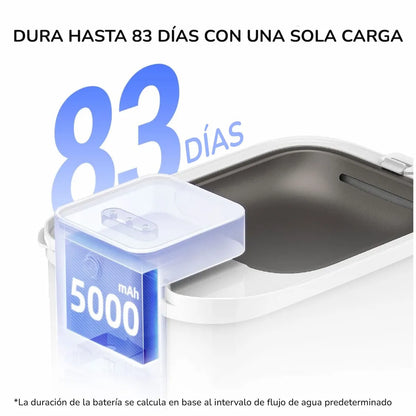Fuente de Agua Inalámbrica 3 L para Gatos PETKIT Eversweet MAX